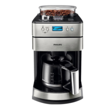 飞利浦（PHILIPS）美式咖啡机 家用 豆粉两用 现磨一体 带咖啡豆研磨功能 HD7751/00699元