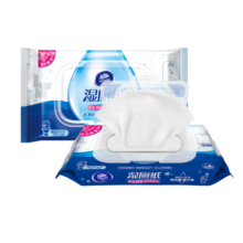 维达（Vinda） 湿厕巾40片/包共3包 私处清洁卫生湿纸巾湿巾纸大包家用可冲散 40片*3包
