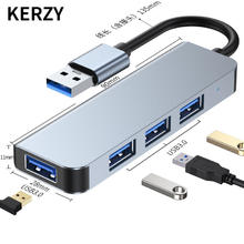 KERZY 可芝 接口转换器 延长线 Y2013U3-3.0一拖四3.0