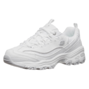 斯凯奇（Skechers）女鞋复古老爹鞋小白鞋子蕾丝厚底运动鞋11959 白 35