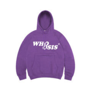 WHOOSIS/不知其名 幻影字母logo重磅宽松口袋帽衫美式卫衣 W210295 紫