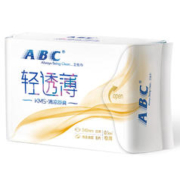 ABC 卫生巾 日用卫生巾KMS轻透薄系列240mm*8片(KMS健康配方)