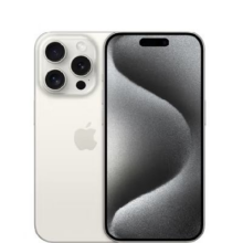 PLUS会员：Apple 苹果 iPhone 15 Pro 5G手机 256GB 白色钛金属