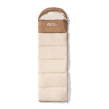 牧高笛 可拼接保暖室内露营单人隔脏棉睡袋1.0KG EX19562001 浅沙色（右）80.1元