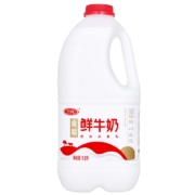 再降价：三元 全脂 鲜牛奶 1.8L *1桶