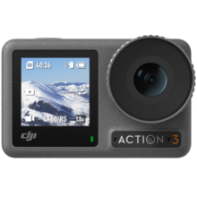 大疆 DJI Osmo Action 3 运动相机 摩托车骑行滑雪防抖 OA3 手持vlog摄像机 标准套装 无随心换 官方标配