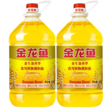 京东百亿补贴，plus会员:金龙鱼 食用油花生浓香调和油5L*2