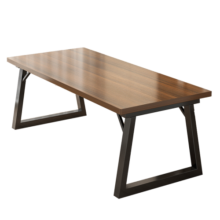 普派（Pupai）电脑桌台式书桌家用桌椅组合写字桌加厚大板桌学生双人长条桌子 【30mm加厚】欧洲橡木色180cm