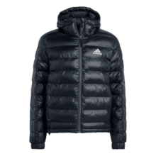 adidas休闲保暖户外连帽棉服男装阿迪达斯官方轻运动HK6669 黑色 A/S