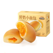 plus会员、掉落券:三只松鼠纯奶小面包270g 约6袋