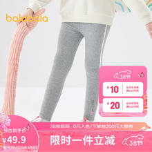 巴拉巴拉 巴拉童装女童裤子秋装春季儿童长裤中大童印花打底裤