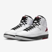 AIR JORDAN 2 AJ2 白红芝加哥复古篮球鞋
