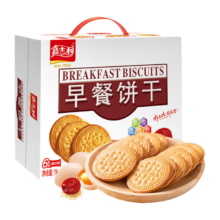 PLUS会员、需凑单：嘉士利 早餐饼干 红枣味 1000g/盒*3件