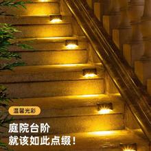 户外庭院 家用太阳能户外灯 黑壳 暖光 1只装（签到红包可用）