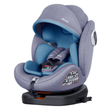 贝思贝特（besbet）儿童安全座椅0-4-12岁汽车用婴儿宝宝360度旋转 BW19-TT 薄雾蓝1080元