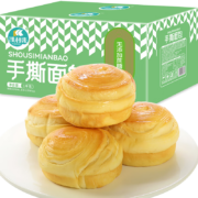 需首单、Plus会员、概率券:凯利来 手撕面包 1kg