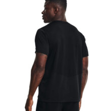 安德玛（UNDERARMOUR）Speed Stride 2.0男子轻盈干爽跑步运动短袖T恤1369743 黑色001 XL