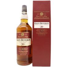Glen Deveron 格兰德弗伦 20年苏格兰单一麦芽威士忌洋酒（礼盒装）1000ml