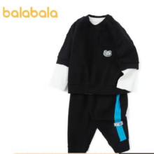 PLUS会员：balabala 巴拉巴拉 男童春装三件套