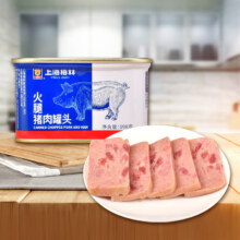 京东PLUS：MALING 上海梅林 小白猪火腿猪肉午餐肉 198g *4件