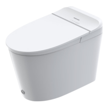 东芝（TOSHIBA）智能马桶家用小户型自动硅藻纯除臭脚感遥控翻盖坐便器小海星A300