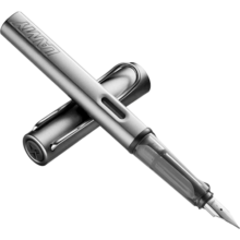 凌美(LAMY)钢笔 AL-star恒星系列 银灰色 办公学生文具签字笔 单只装 德国进口 F0.7mm送礼礼物