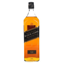 新活动、plus会员、京东百亿补贴：JOHNNIE WALKER 尊尼获加 黑方黑牌 12年调和型威士忌 1000ml