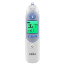 PLUS会员、京东百亿补贴：BRAUN 博朗 IRT6520WE 耳温枪 白色