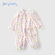 JELLYBABY 宝宝碎花娃娃领爬服