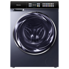 海信（Hisense）10公斤滚筒洗衣机 全自动洗烘一体 直驱变频 实景彩屏智能投放 空气洗超薄 HD1014DCIY