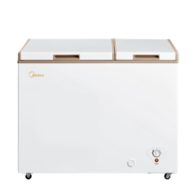 美的(Midea)202升家用冰柜双顶开双温柜一级能效省电低音冰箱囤货冷柜BCD-202DKM(E)