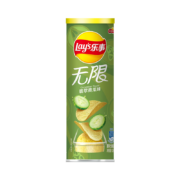 Lay's 乐事 无限 薯片 翡翠黄瓜味104g罐装 膨化食品*5件 多口味可选
