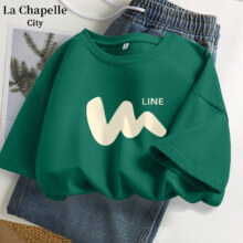 京东百亿补贴：La Chapelle City 拉夏贝尔 女士纯棉短袖t恤