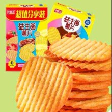 小帅才（xiaoshuaicai）益生菌薯片非油炸 (31g*3包)2盒