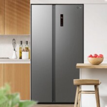 美的(Midea)607升对开门冰箱双变频一级能效家用超薄电冰箱智能净味无霜BCD-607WKPZM(E)大容量