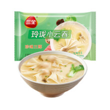 PLUS会员、需领券：三全馄饨 小云吞  珍味三鲜玲珑小云吞300g  多口味可选  买8件