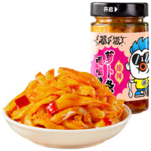 PLUS会员：吉香居 暴下饭 嘎嘣脆萝卜条 200g*2瓶