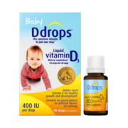 Ddrops滴卓思 维生素D3滴剂 drops新生婴幼儿童液体钙吸收vd3 400IU DD小滴瓶
