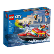 乐高（LEGO）积木玩具 城市系列 60373 消防救援艇 5岁+ 生日礼物 摆件