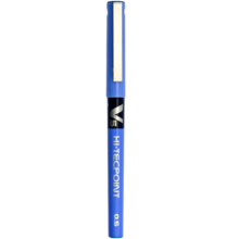 百乐（PILOT）BX-V5 直液式走珠笔中性笔 0.5mm针管水笔签字笔 彩色学生考试笔 蓝色12支/盒