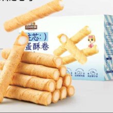 PLUS会员、掉落券：三只松鼠 注心蛋酥卷 400g/盒