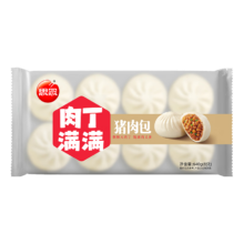思念肉丁满满猪肉包640g 8只儿童早餐