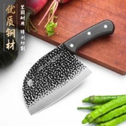 龙泉锻打菜刀 锤纹款不易生锈