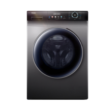 海尔（Haier）洗衣机 10KG直驱变频滚筒洗衣机全自动 晶彩智能投放洗烘一体机 以旧换新 10KG玉墨银+FPA直驱+微蒸空气洗+智能投放