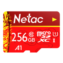 朗科（Netac）256GB TF（MicroSD）存储卡 A1 U1 C10 经典国风版 读速100MB/s 行车记录仪&手机专用内存卡