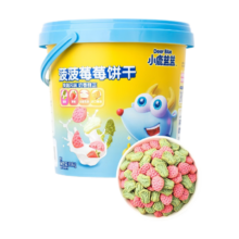 百亿补贴：小鹿蓝蓝菠菠草莓饼干108g 宝宝零食儿童零食磨牙手指饼干 1桶