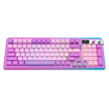 虎八兔（FOPATO） H98 客制化游戏机械键盘 三模2.4G/蓝牙/有线  全键热插拔 gasket结构 TFT彩屏 兔轴RGB
