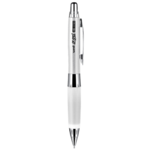 三菱（uni）摇摇出芯自动铅软胶笔握学生活动铅笔M5-619GG 0.5mm 白胶白杆32.4元