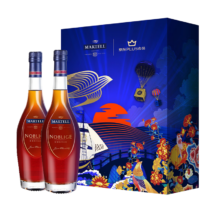 plus会员、京东百亿补贴:马爹利（Martell）洋酒 名士干邑白兰地 350ml*2 PLUS礼盒