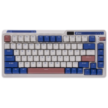 珂芝（KZZI）K75 Pro 莱茵 性能版 机械键盘有线蓝牙无线2.4G三模全键无冲 热插拔 柯芝 【游戏升级版】K75 Pro莱茵-相遇轴